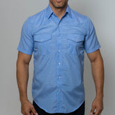 Camisa Hannover MC Cua Chico Celeste 234